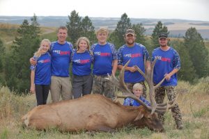 Family guides and elk